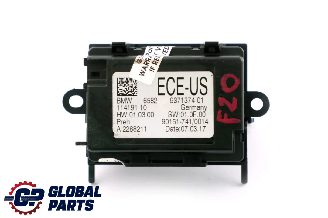 iDRIVE Moduł Sterownik do BMW F10 F20 F30 o numerze 9371374 BMW F10 F20 F30 iDRIVE Moduł Sterownik - SKU 9371374 - Numer Części 9371374