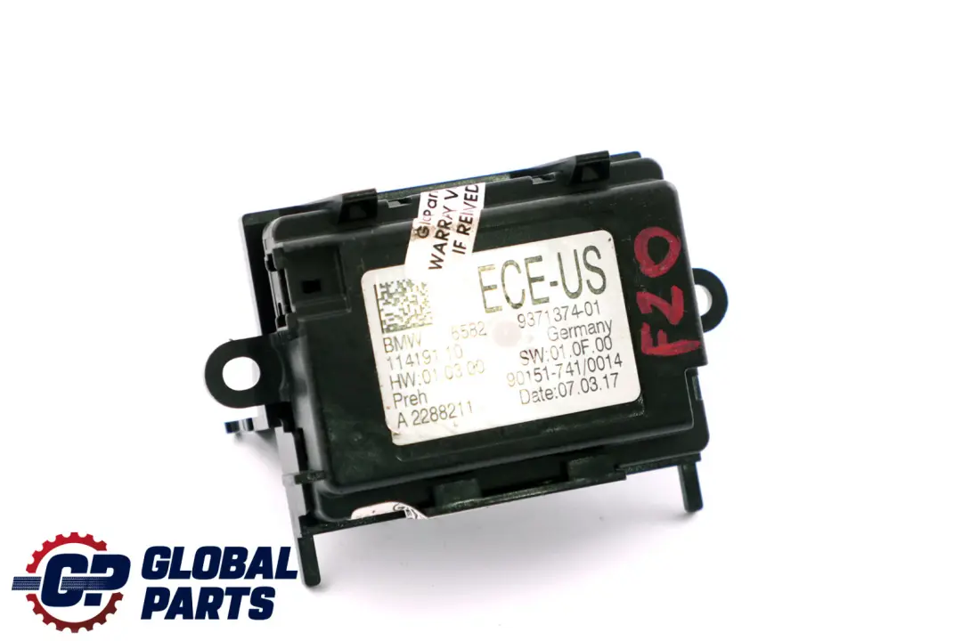 iDRIVE Control Unit Controller Touch to BMW 1 3 5 Series F10 F20 F30 with Part number 9371374 BMW 1 3 5 Series F10 F20 F30 iDRIVE Control Unit Controller Touch - SKU 9371374 - Part number 9371374