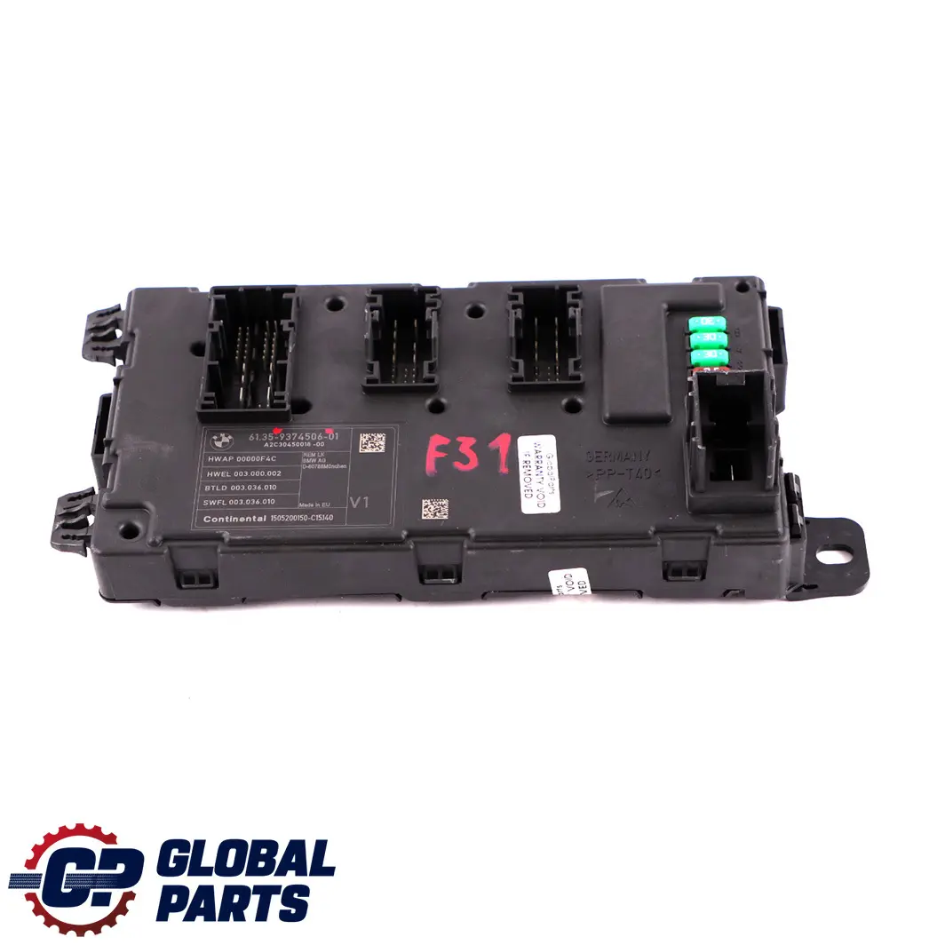 Unité De Commande De Carrosserie BMW F20 F21 F30 F31 F32 Module REM pour à propos du numéro de pièce 9374506 Unité De Commande De Carrosserie BMW F20 F21 F30 F31 F32 Module REM - SKU 9374506 - Numéro de pièce 9374506