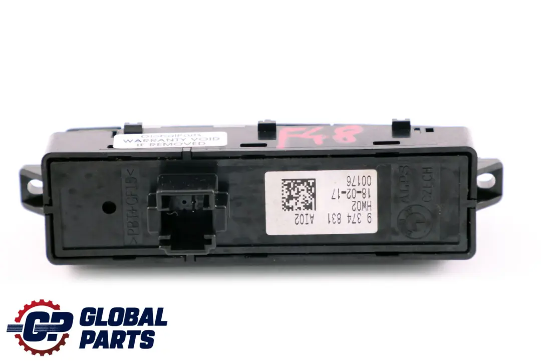 BMW X1 X2 F39 F48 Unidad Operativa Tracción Consola Central Interruptor - SKU 9374831 - Número de pieza 9374831