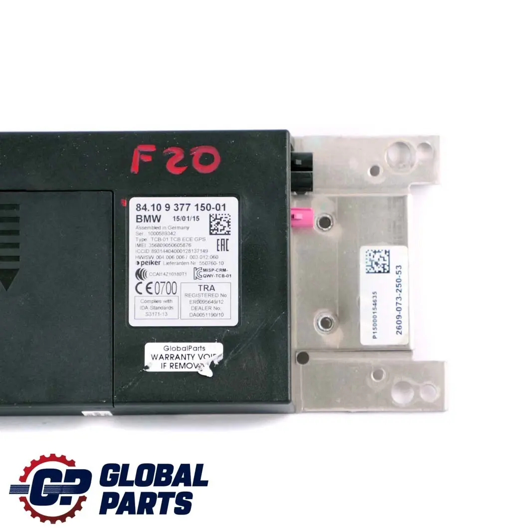 BMW 1 Series F20 Bluetooth Control Module Unit TCB ECE - SKU 9377150 - Part number 9377150