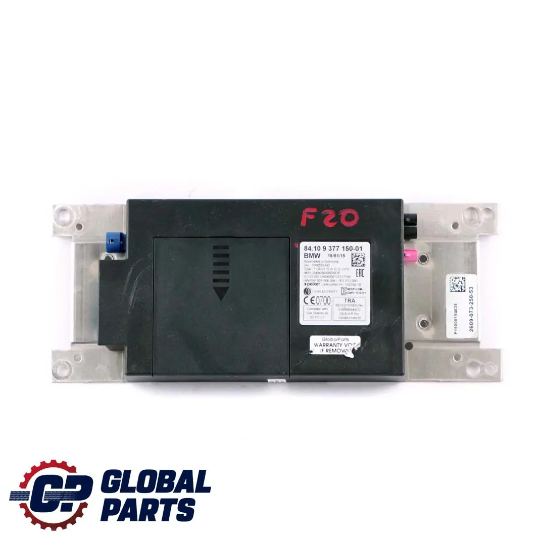 Série 1 F20 Module de contrôle Bluetooth TCB ECE pour BMW à propos du numéro de pièce 9377150 BMW Série 1 F20 Module de contrôle Bluetooth TCB ECE - SKU 9377150 - Numéro de pièce 9377150