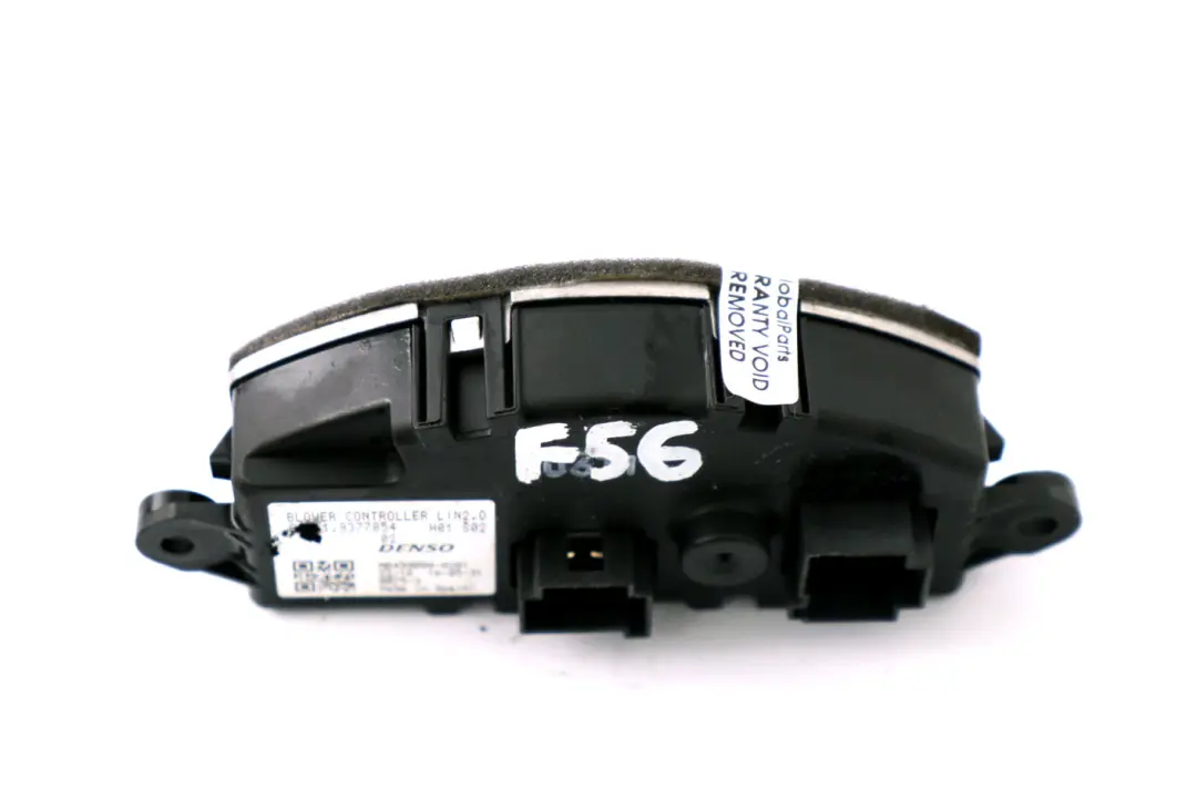 Unità Regolatore Resistenza Ventola Riscaldamento per Mini F55 F56 F57 con numero di parte 9377854 Mini F55 F56 F57 Unità Regolatore Resistenza Ventola Riscaldamento - SKU 9377854 - Numero di parte 9377854