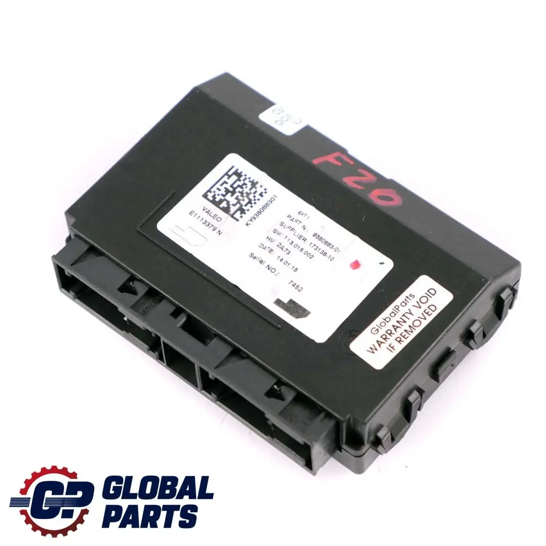 BMW F20 F21 F30 F31 Control Unit Air Conditioning A/C Module - SKU 9380883 - Part number 9380883