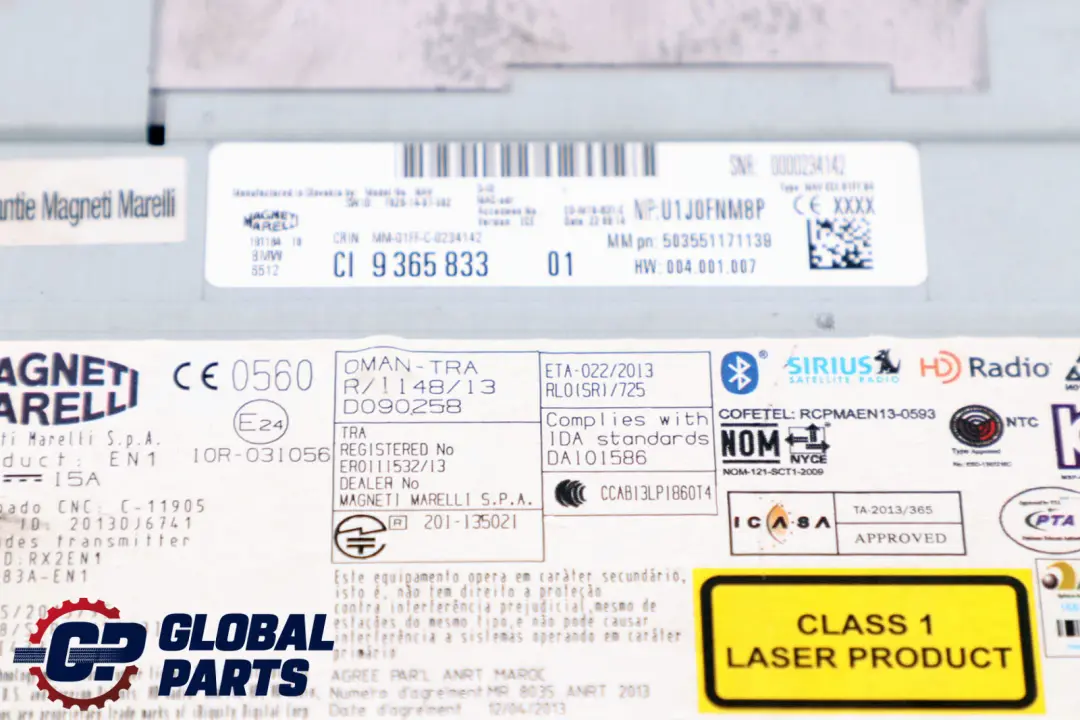 BMW F20 F21 F30 F31 Radio Nawigacja CD 9365833 - SKU 9381299 - Numer Części 8794119