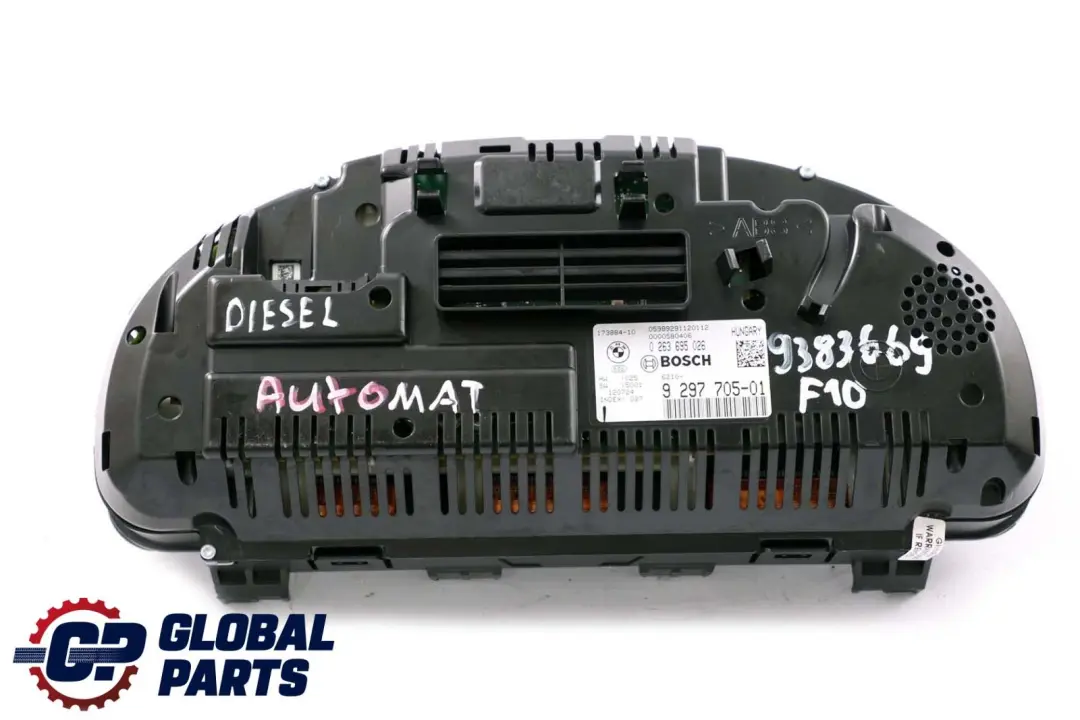 Instrument Cluster Speedo Clocks Automatic 9297705 to BMW 5 7 Series F01 F02 F10 with Part number 9383669 BMW 5 7 Series F01 F02 F10 Instrument Cluster Speedo Clocks Automatic 9297705 - SKU 9383669 - Part number 9383669