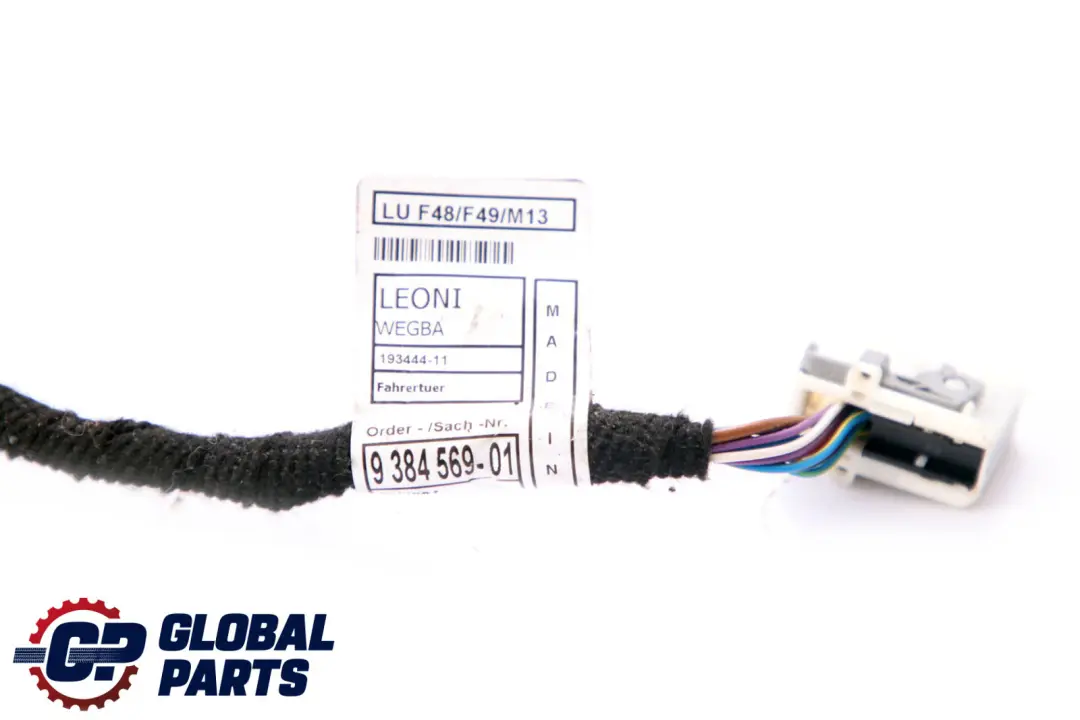 BMW X1 er F48 Kabelsatz Fahrerseite Hauptkabelbaum 9384569 - SKU 9384570 - Teilenummer 9384570