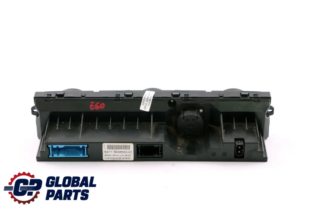 Control Unit Panel Automatic Air Conditioning A/C High to BMW 5 Series E60 E61 with Part number 6944020 BMW 5 Series E60 E61 Control Unit Panel Automatic Air Conditioning A/C High - SKU 6938550 - Part number 6944020
