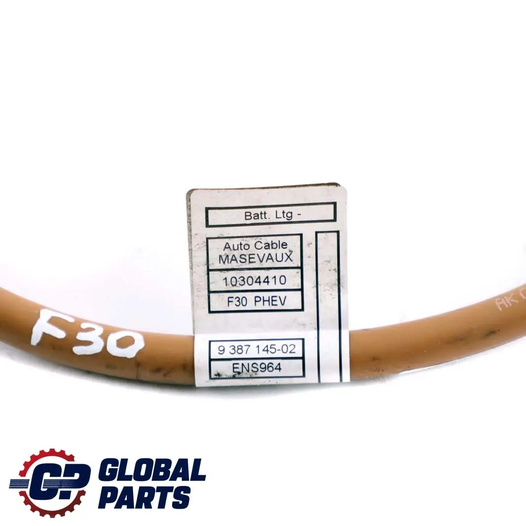 B48X Cable Negativo de Tierra Batería para BMW F30 LCI 330e con número de pieza 9387145 BMW F30 LCI 330e B48X Cable Negativo de Tierra Batería - SKU 9387145 - Número de pieza 9387145