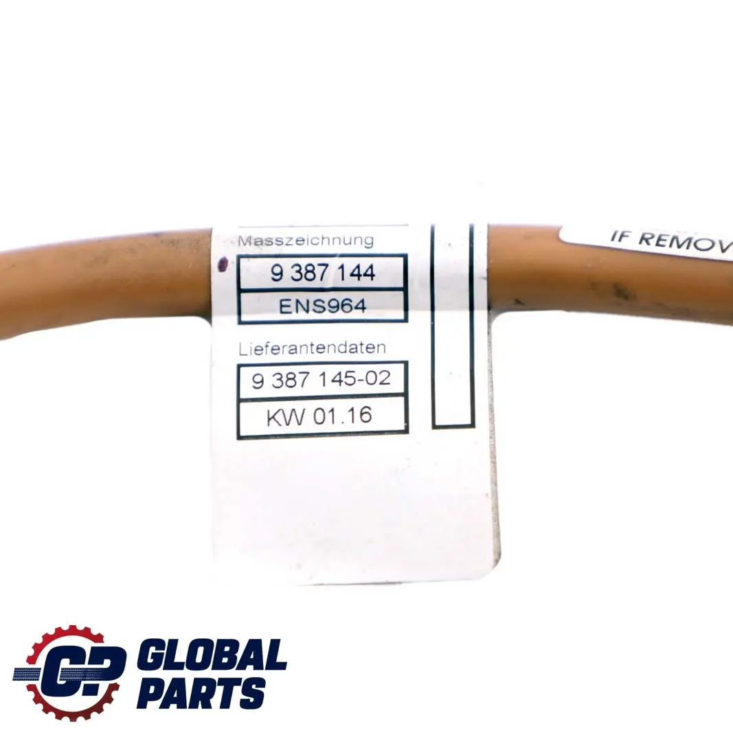 BMW F30 LCI 330e B48X Kabel Ujemny Minusowy Minus Akumulatora - SKU 9387145 - Numer Części 9387145