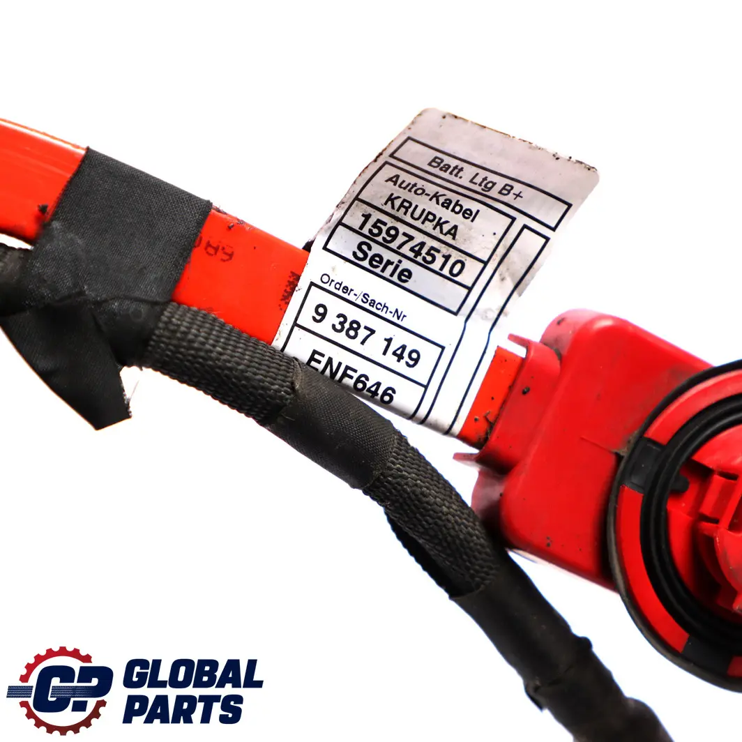 BMW 3 F30 LCI 330e Hybrid Positive Battery Cable Wire Lead Underfloor - SKU 9387149 - Part number 9387149