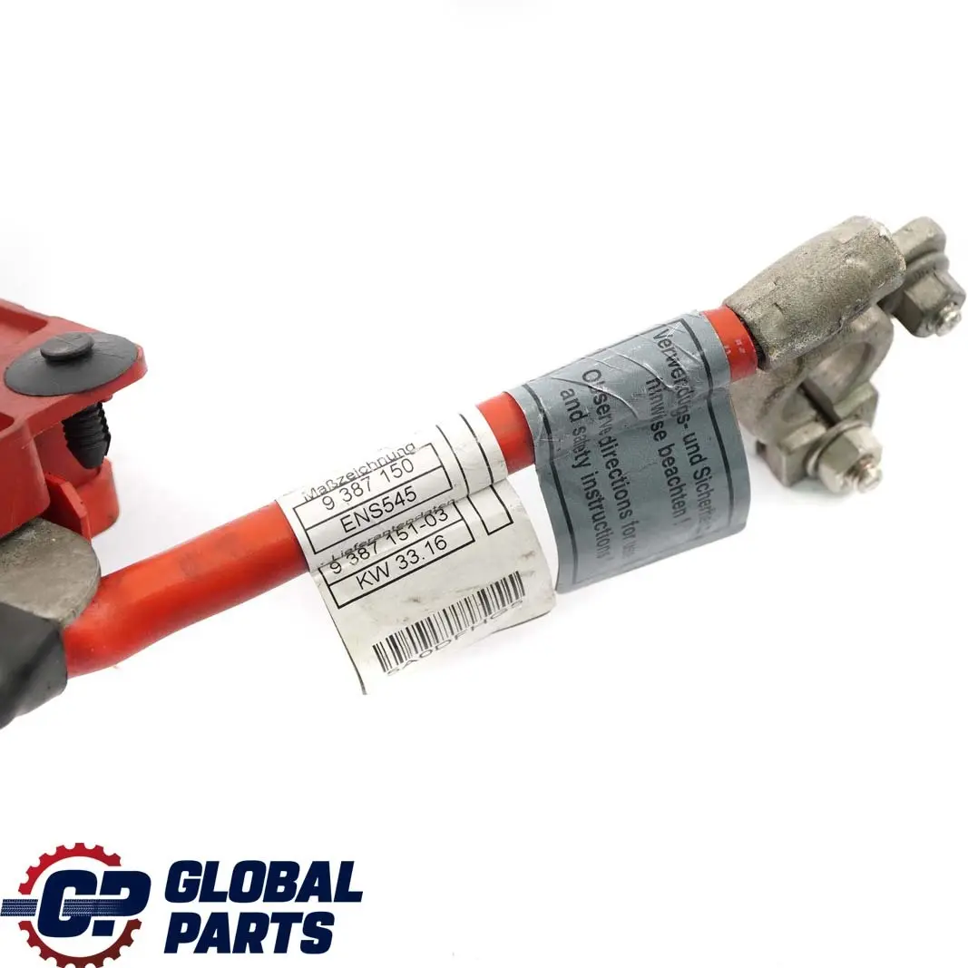 BMW 3 F30 Hybrid 330e B48X Positive Battery Lead Cable Starterunit - SKU 9387151 - Part number 9387151