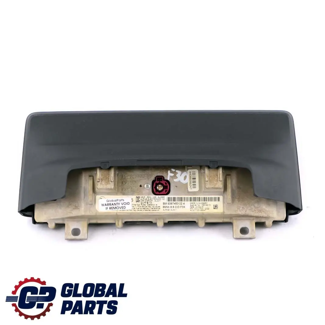  Display Screen BMW F30 F31 F32 F33 On-board Navigation Monitor 8,8" - SKU 9387453 - Part number 9387453