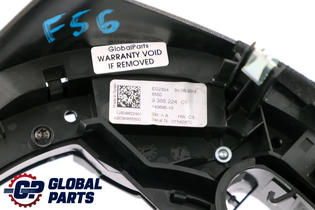 Mini F55 F56 F57 Visual Boost Surround Couvercle central Instrument - SKU 9388224 - Numéro de pièce 9388224