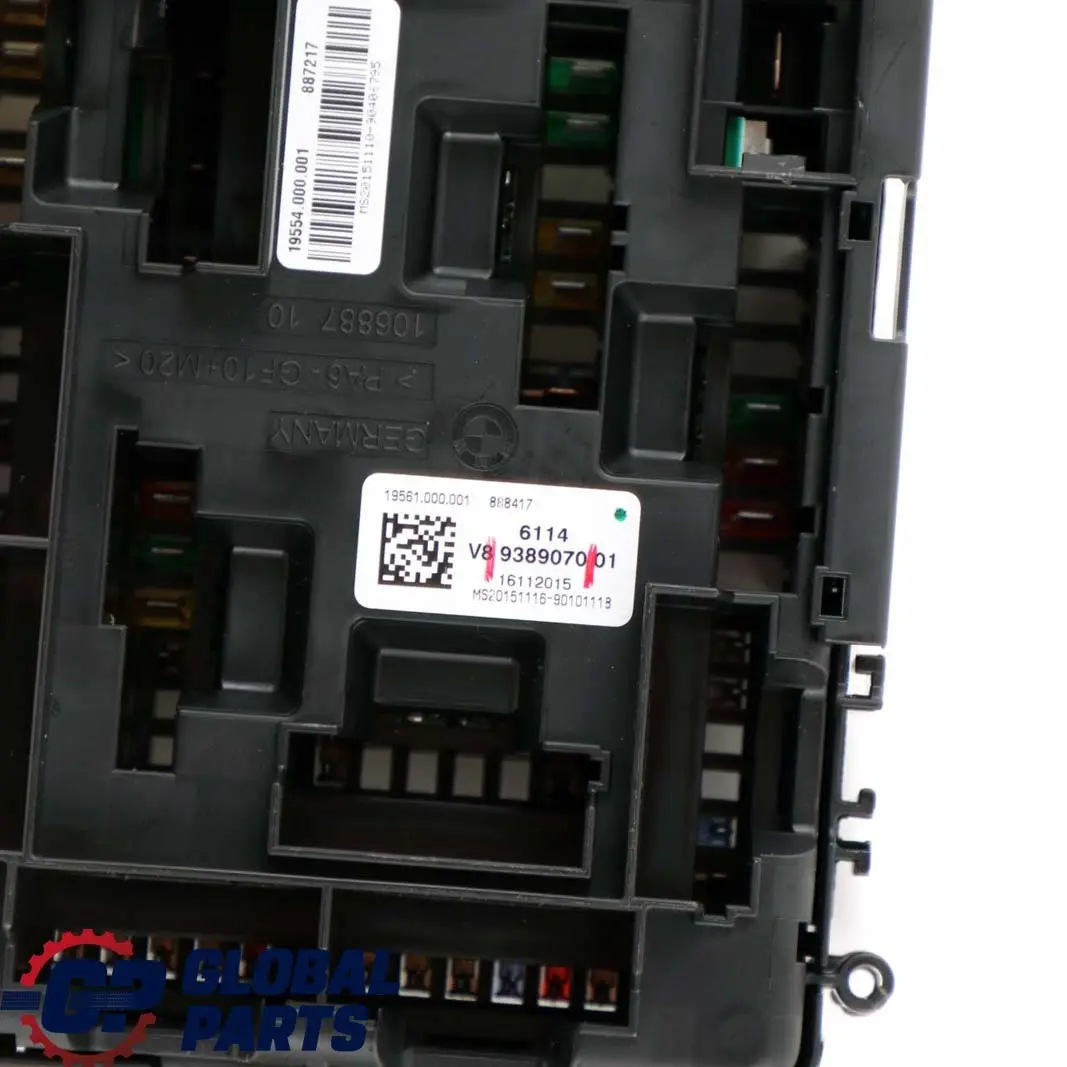 BMW F20 F30 LCI REM Electric Power Distribution Fuse Box Control - SKU 9389070 - Part number 9389070