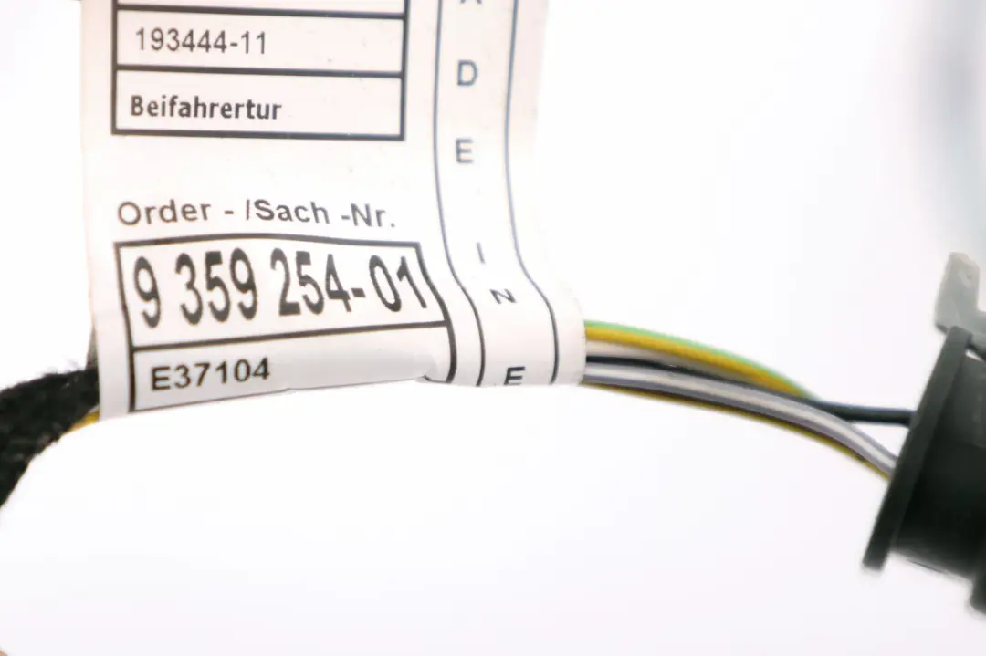 Mini F55 Front Left Door N/S Wiring Loom Harness Cables - SKU 9389246 - Part number 9389246