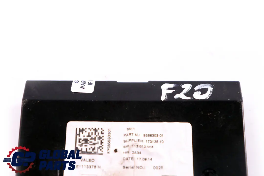 BMW F20 F21 F22 Sensore Unità di Controllo Sistema Aria Condizionata - SKU 9390099 - Numero di parte 9390099