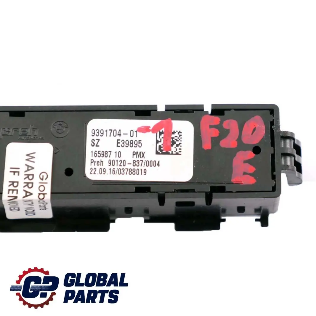 BMW 1 3 er 1 F20 F21 F30 F31 Bedieneinheit Mittelkonsole Schalter - SKU 9391704-1 - Teilenummer 9391704