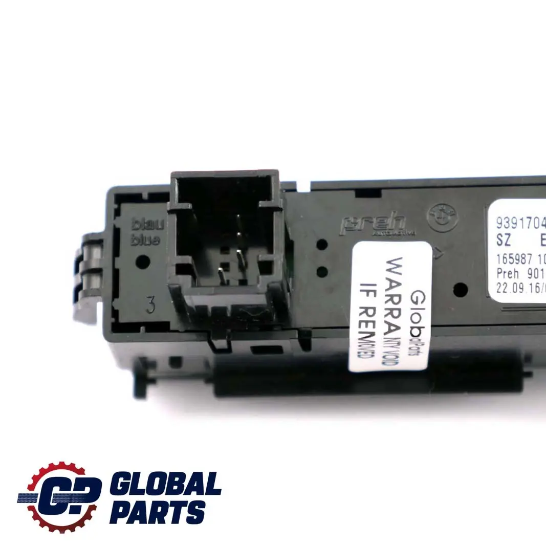 BMW 1 3 er 1 F20 F21 F30 F31 Bedieneinheit Mittelkonsole Schalter - SKU 9391704-1 - Teilenummer 9391704