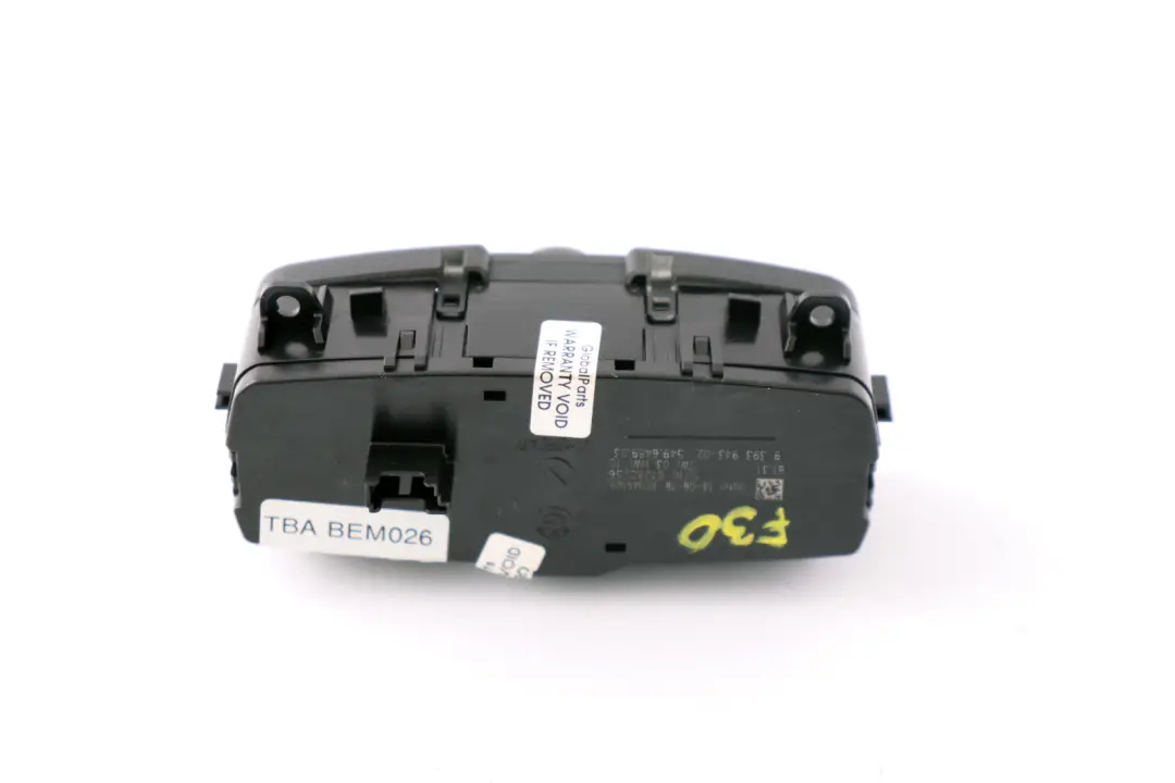  Headlight Switch Panel BMW F20 F22 F30 Light Button Control Element - SKU 9393943 - Part number 9393943