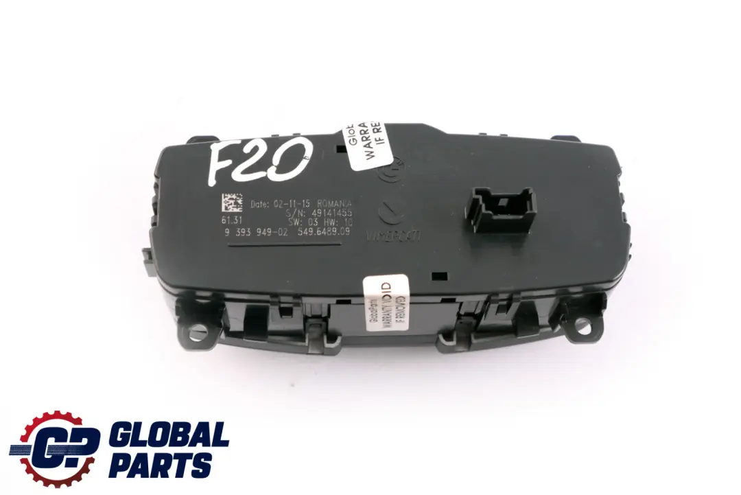 BMW F20 F21 F30 Élément De Contrôle Des Phares Interrupteur - SKU 9393949 - Numéro de pièce 9393949