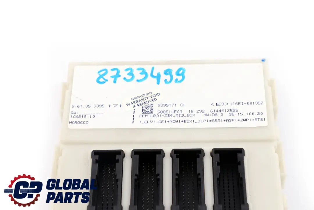 BMW F20 F21 F22 F30 F31 F32 F36 FEM Control Module Unit - SKU 9395171 - Part number 9395171