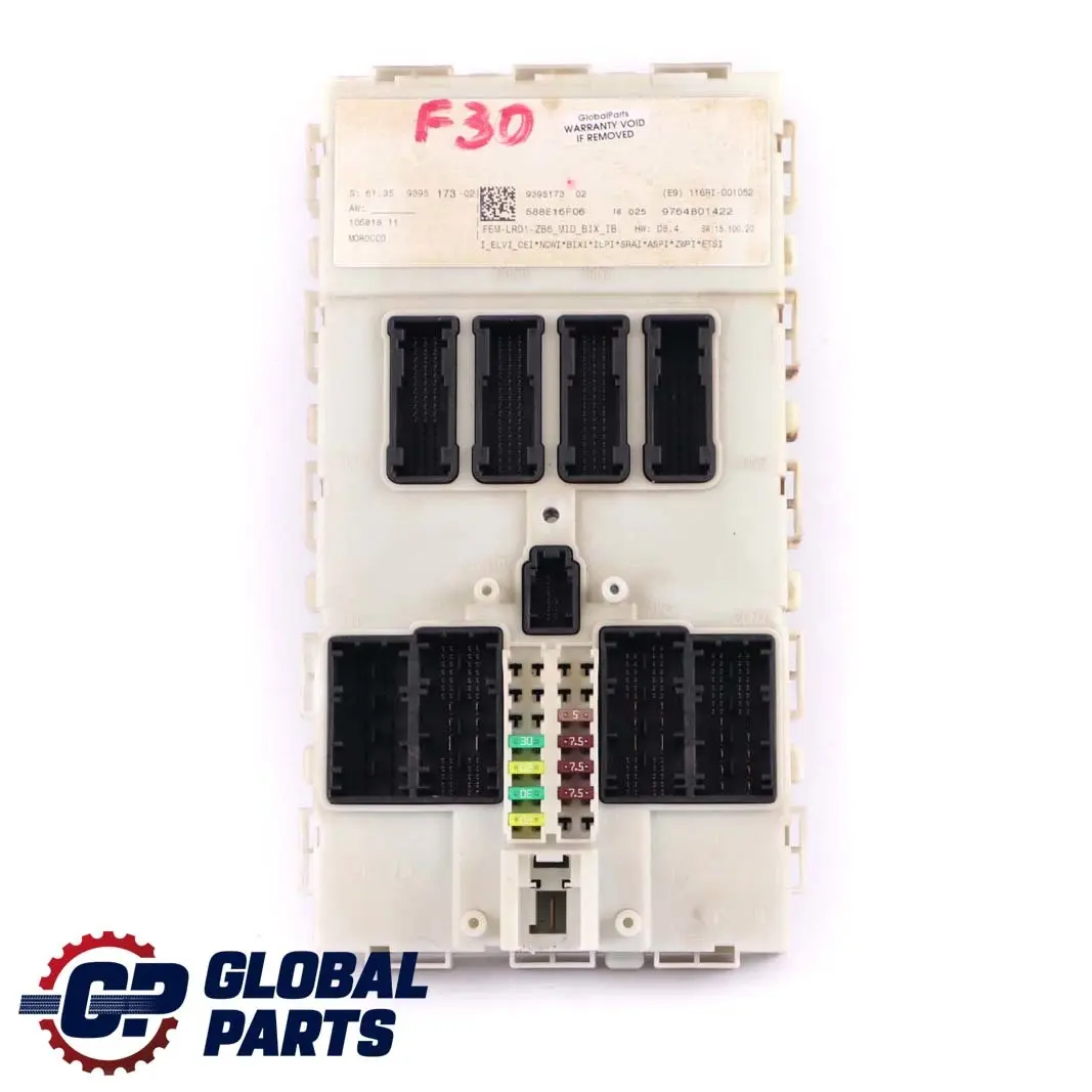 Módulo Unidad de Control FEM para BMW F20 F21 F22 F30 F31 F32 F36 con número de pieza 9395173 BMW F20 F21 F22 F30 F31 F32 F36 Módulo Unidad de Control FEM - SKU 9395173 - Número de pieza 9395173