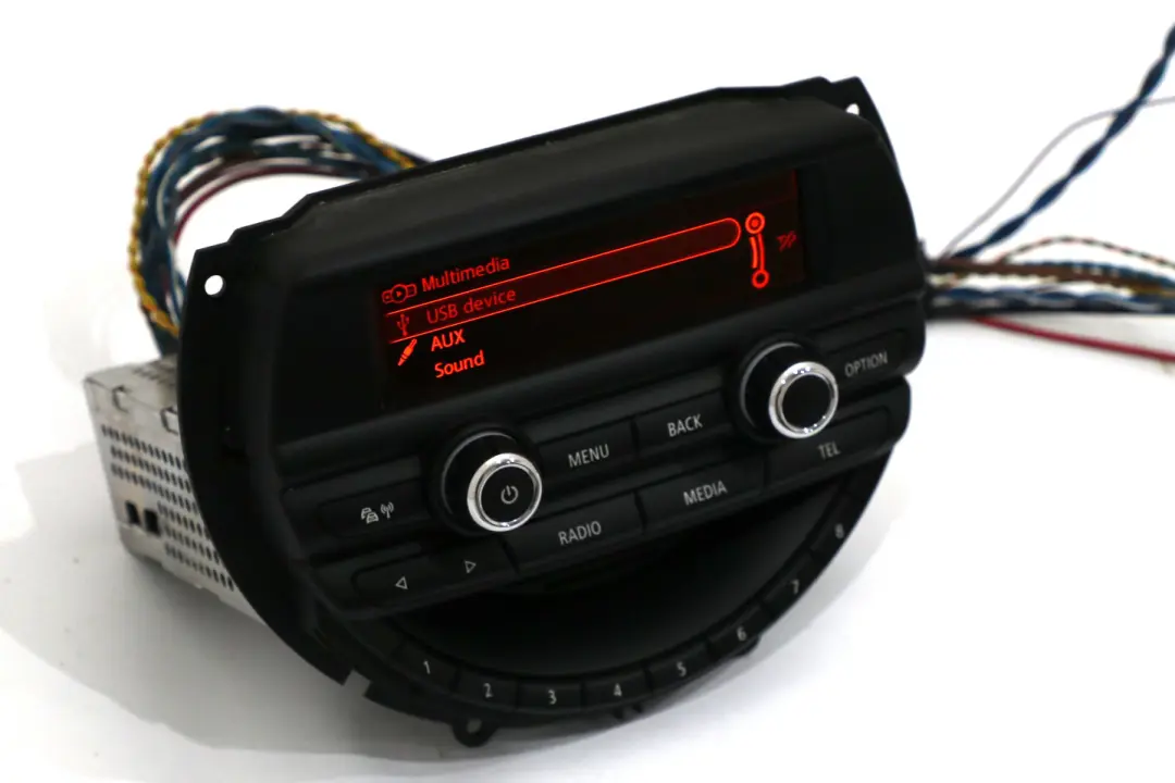 Genuine BMW MINI Cooper One F55 F56 Radio CD Player Head Unit Alpine to with Part number 6841603 Genuine BMW MINI Cooper One F55 F56 Radio CD Player Head Unit Alpine - SKU 9395949 - Part number 6841603