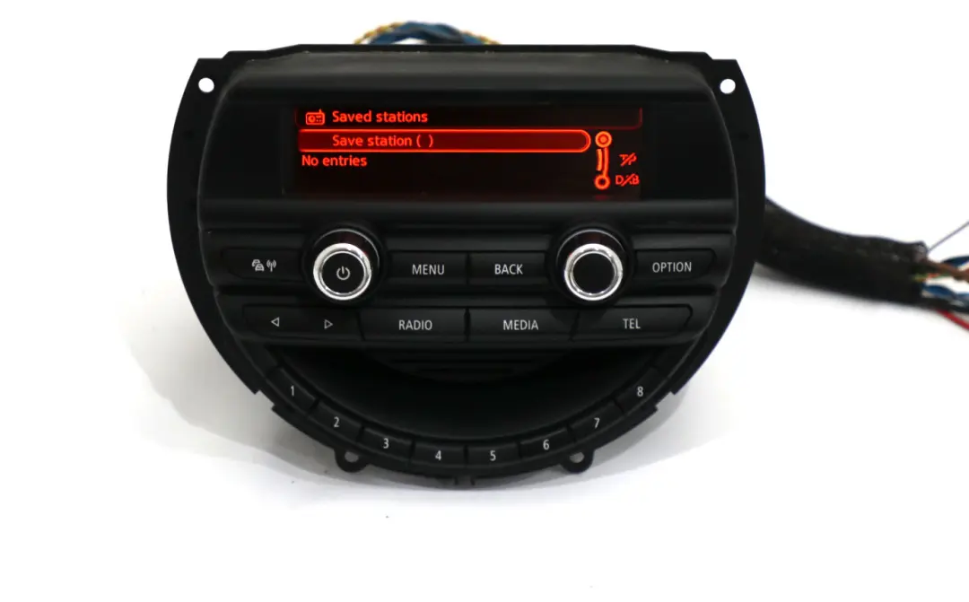Genuine BMW MINI Cooper One F55 F56 Radio CD Player Head Unit Alpine to with Part number 6841603 Genuine BMW MINI Cooper One F55 F56 Radio CD Player Head Unit Alpine - SKU 9395949 - Part number 6841603