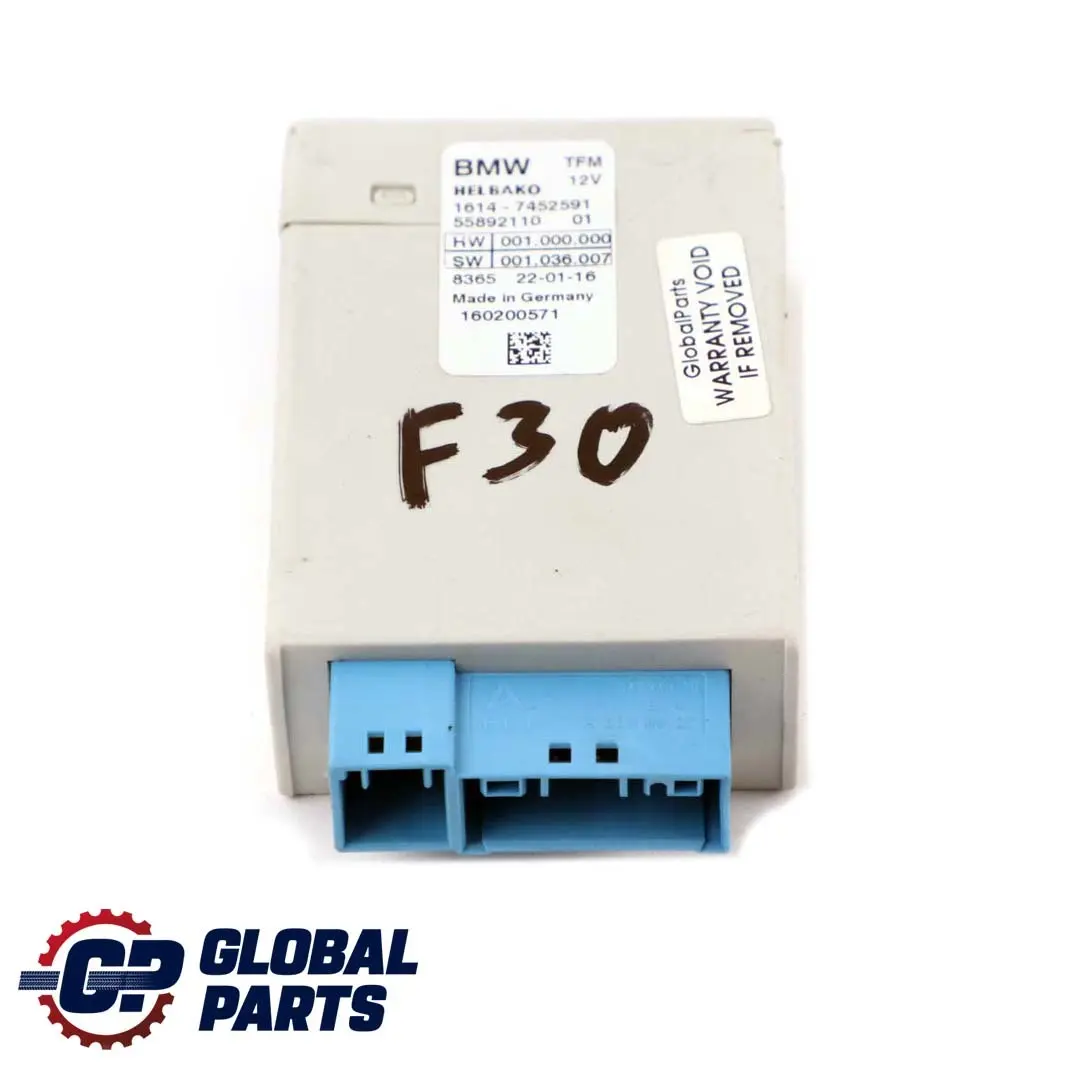 BMW 3 5 7 F30 LCI G20 G30 Kraftstofftank Steuergerät Modul 7452591 - SKU 9425925 - Teilenummer 7439743
