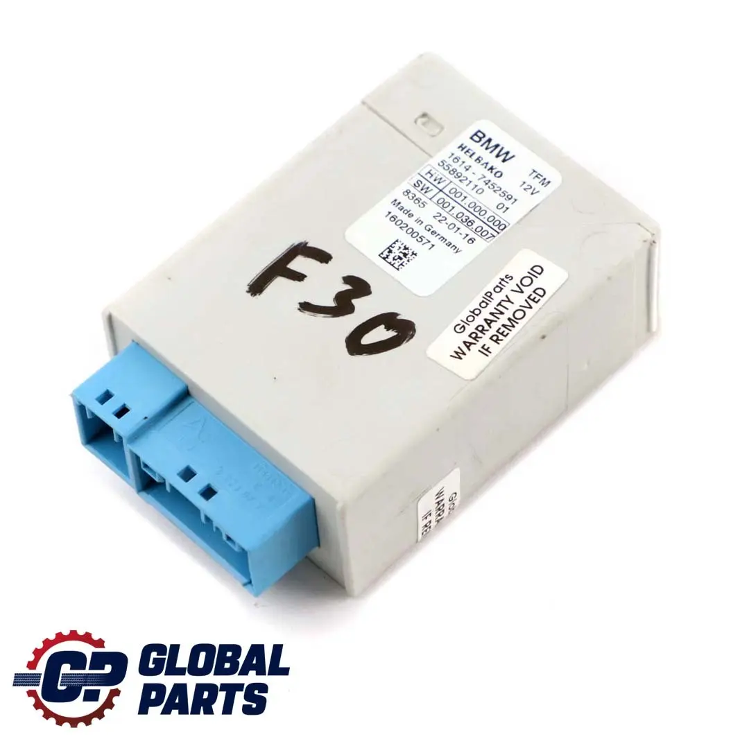 Unidad de Control del Depósito de Combustible Módulo 7452591 para BMW F30 LCI G20 G30 con número de pieza 7439743 BMW F30 LCI G20 G30 Unidad de Control del Depósito de Combustible Módulo 7452591 - SKU 9425925 - Número de pieza 7439743