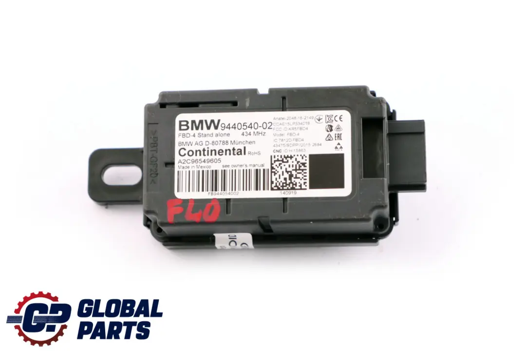 Radio Remote Control Receiver 434 MHZ BMW 1 3 5 Series F40 G20 G30 - SKU 9440540 - Part number 9440540