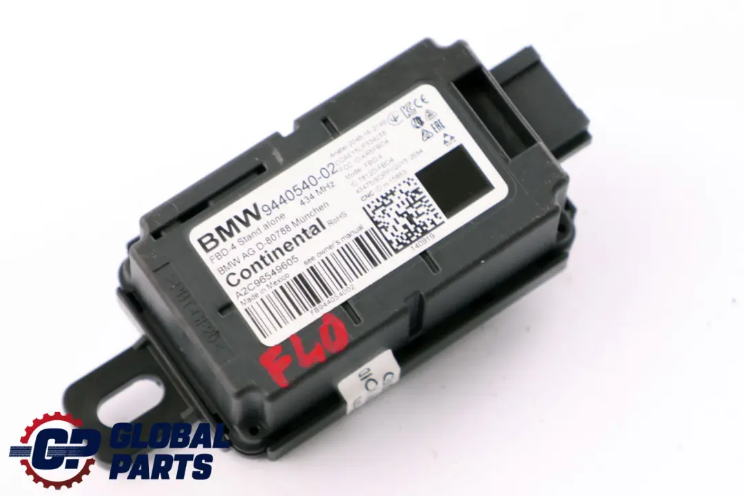 Radio Remote Control Receiver 434 MHZ BMW 1 3 5 Series F40 G20 G30 - SKU 9440540 - Part number 9440540