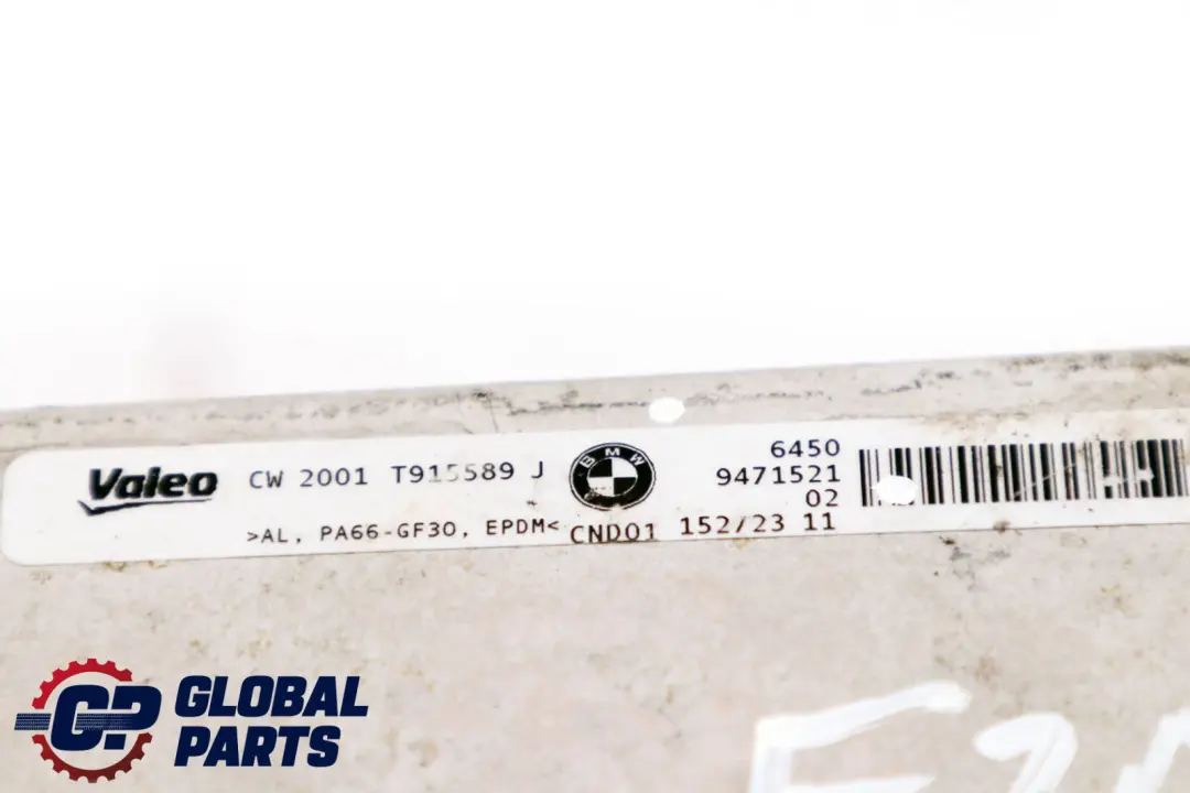 BMW 1 3 F20 F21 F30 F31 LCI Air Conditioning Cooler Condenser Drier - SKU 9471521 - Part number 9471521