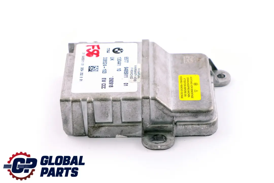 Mini Cooper F55 F56 F60 Airbag Control Unit ECU - SKU 9495911 - Part number 9484303