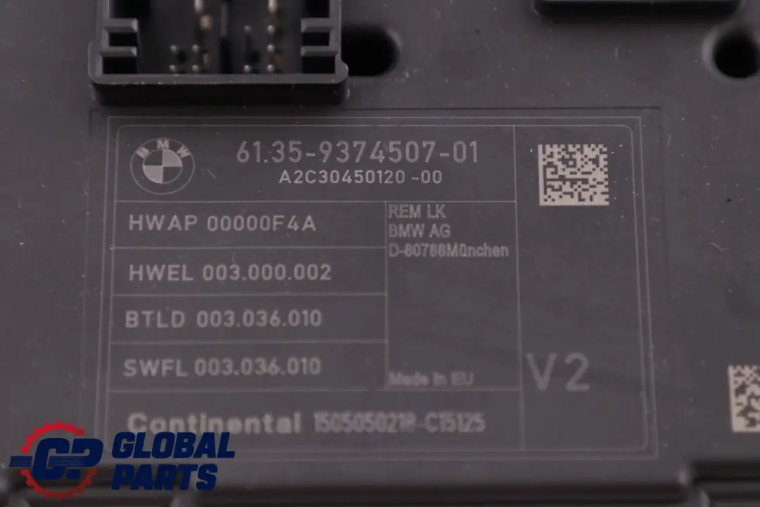 Skrzynka Bezpieczników Moduł Sterownik REM do BMW F20 F21 F30 F31 F32 o numerze 9329701 BMW F20 F21 F30 F31 F32 Skrzynka Bezpieczników Moduł Sterownik REM - SKU 9499001 - Numer Części 9329701