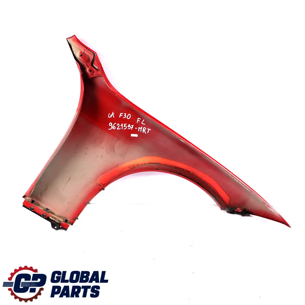 Side Panel Wing Fender Front Left N/S Melbourne Red Metallic A75 to BMW 3 F30 F31 with Part number 9621597 BMW 3 F30 F31 Side Panel Wing Fender Front Left N/S Melbourne Red Metallic A75 - SKU 9621597-MRT - Part number 9621597