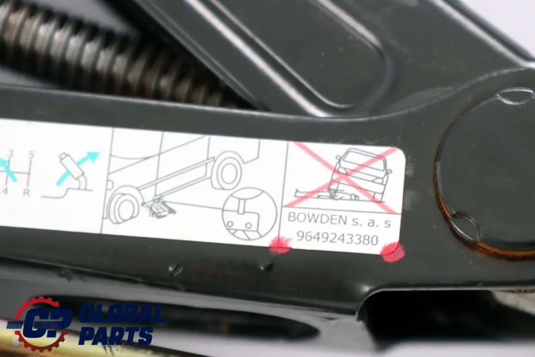 Jack Emergency Wheel Tool to Peugeot 307 with Part number 9649243380 Peugeot 307 Jack Emergency Wheel Tool - SKU 9649243380 - Part number 9649243380