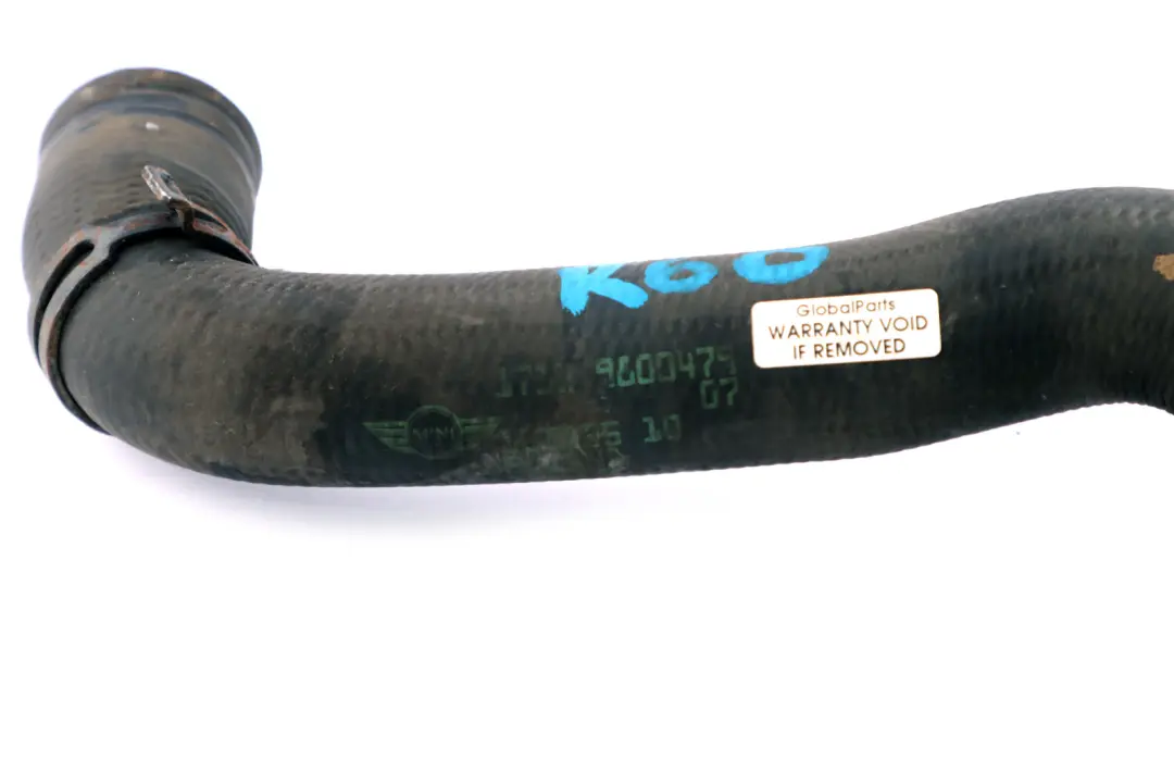 Admisión Refrigerante Manguera Agua para BMW MINI Cooper 1 Countryman R60 Paceman R61 con número de pieza 9800479 BMW MINI Cooper 1 Countryman R60 Paceman R61 Admisión Refrigerante Manguera Agua - SKU 9800479-1 - Número de pieza 9800479