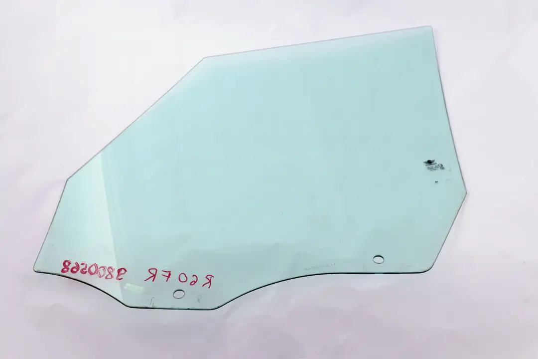 Front Window Right O/S Door Glass to Mini R60 Countryman with Part number 9800568 Mini R60 Countryman Front Window Right O/S Door Glass - SKU 9800568 - Part number 9800568