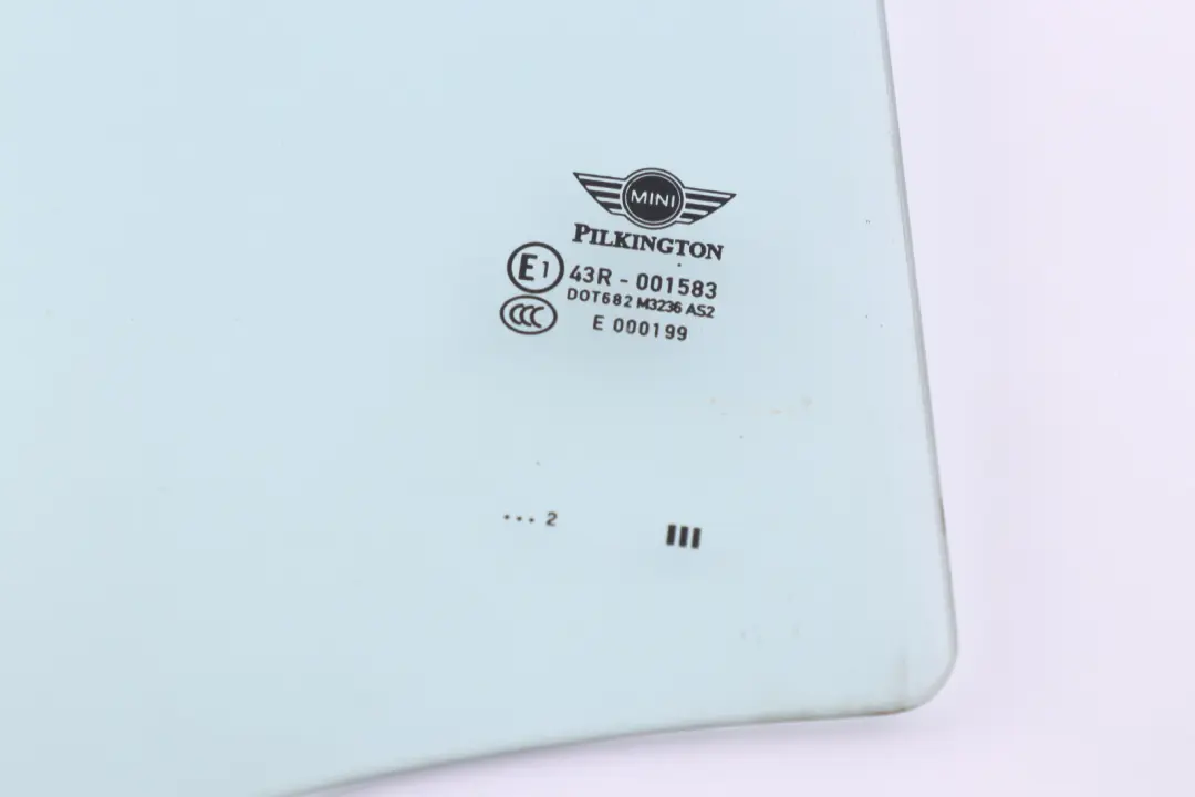 Mini R60 Countryman Window Door Glass Rear Right O/S AS2 - SKU 9800638 - Part number 9800638