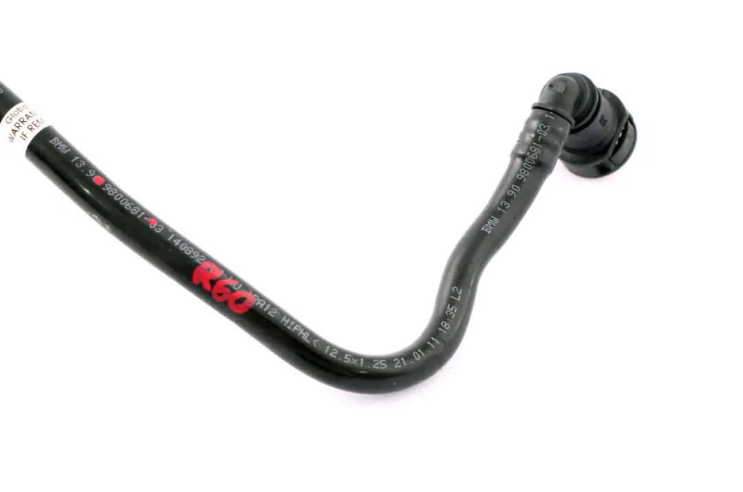 tubo sfiato serbatoio carburante filtro aspirazione per Mini R60 R61 con numero di parte 9800681 Mini R60 R61 tubo sfiato serbatoio carburante filtro aspirazione - SKU 9800681 - Numero di parte 9800681