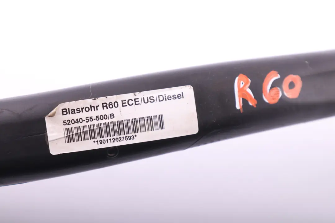 Manguera plástico tubo llenado depósito combustible para Mini R60 R61 con número de pieza 7166823 Mini R60 R61 Manguera plástico tubo llenado depósito combustible - SKU 9800741 - Número de pieza 7166823