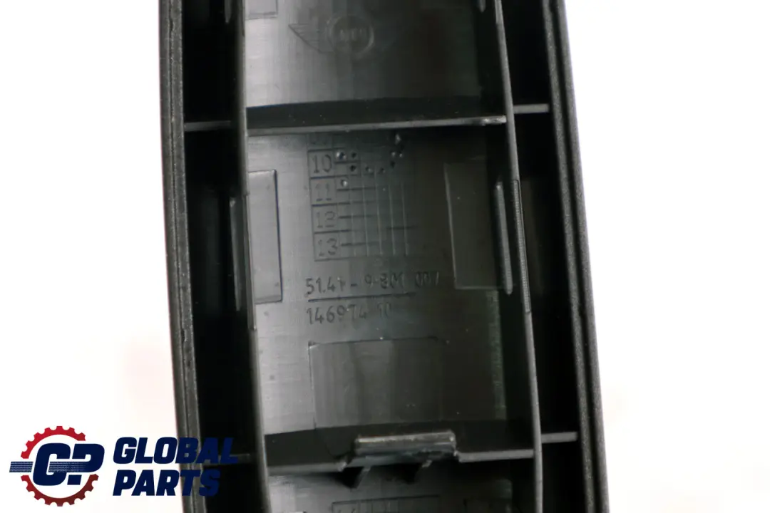 Mini Countryman R60 Blende TĂĽrzuziehgriff Schwarz Black 5141918673 - SKU 9801007 - Teilenummer 9186732