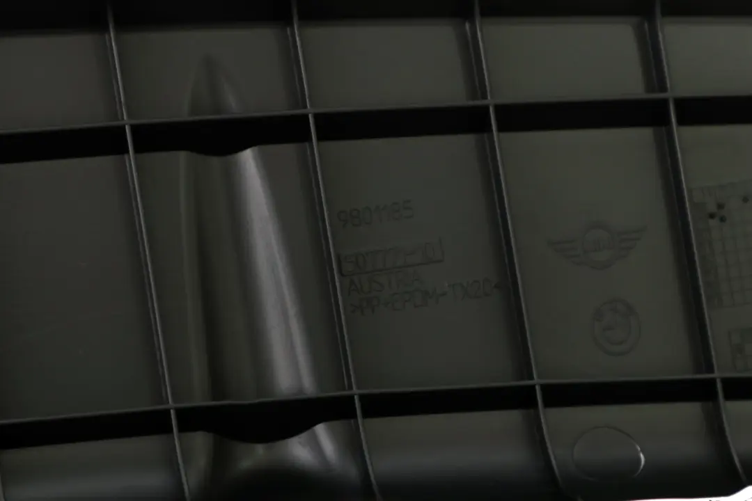 Mini Countryman R60 Loading Sill Cover Compartment Trim - SKU 9801185 - Part number 9801185