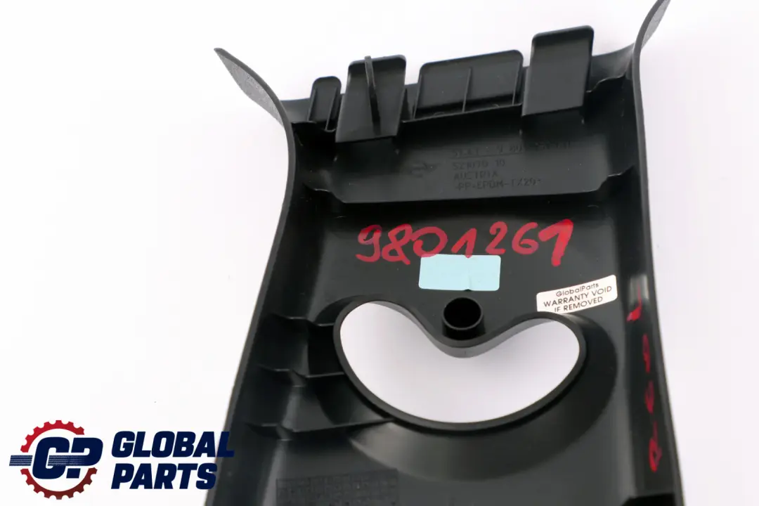 Mini Countryman R60 Tapa Columna B Superior Izquierda Negro Carbono - SKU 9801261 - Número de pieza 9801257