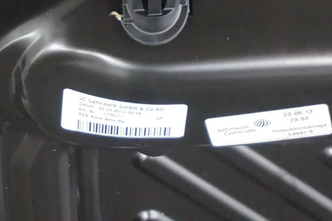 BMW Mini Countryman R60 Rear Right Seat O/S Backrest Frame Mechanism - SKU 9801304 - Part number 9801304