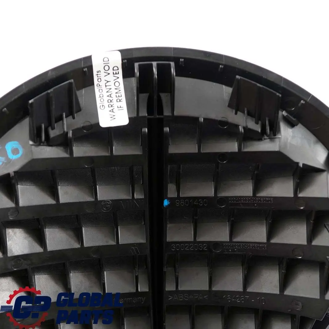 Salpicadero Rejilla De Ventilacion De Aire Fresco Panel para Mini R60 R61 con número de pieza 9801430 Mini R60 R61 Salpicadero Rejilla De Ventilacion De Aire Fresco Panel - SKU 9801430-1 - Número de pieza 9801430