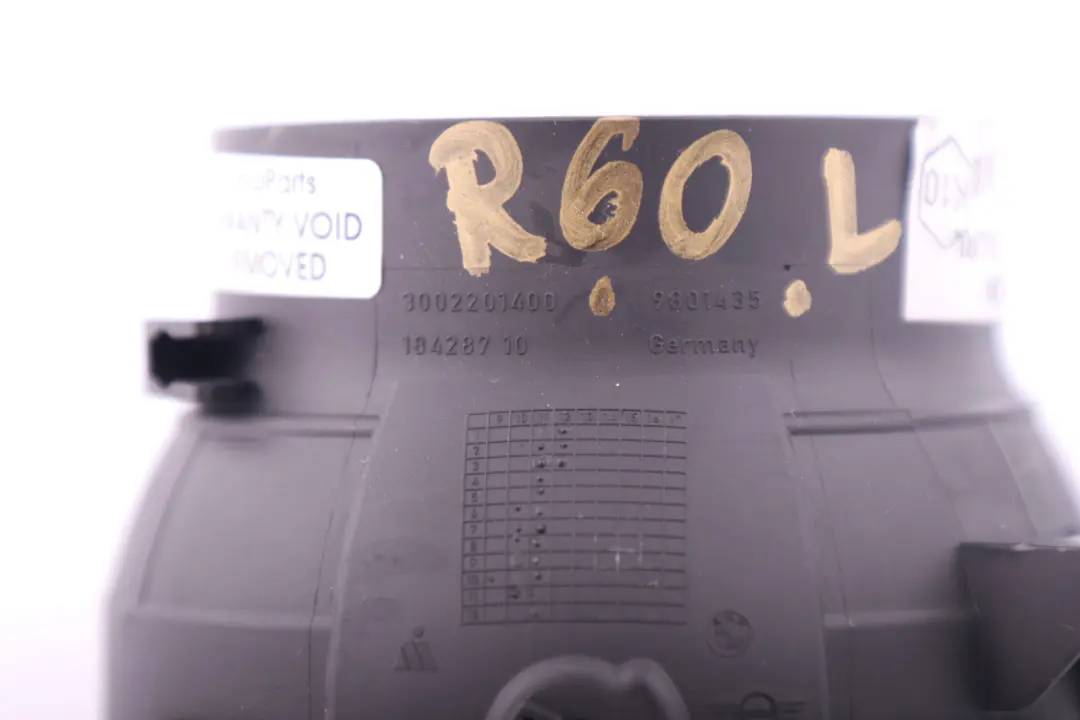 Centro Izquierdo Salpicadero Calentador Ventilacion para Mini R60 R61 con número de pieza 9801435 Mini R60 R61 Centro Izquierdo Salpicadero Calentador Ventilacion - SKU 9801435 - Número de pieza 9801435