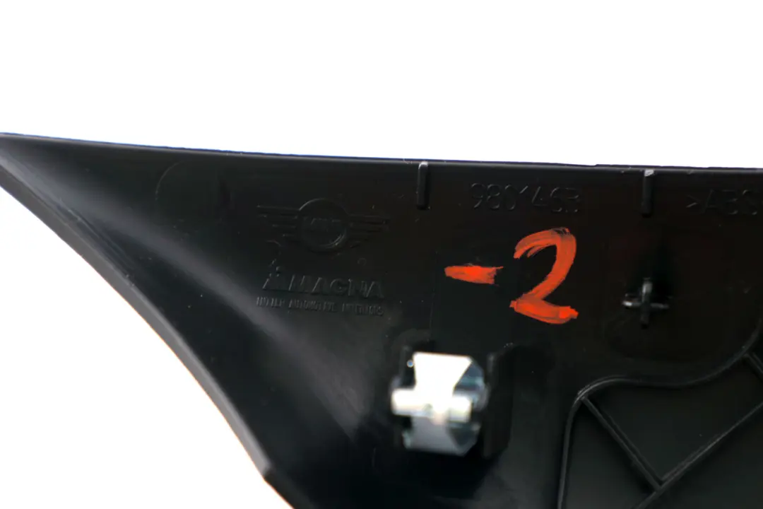 Osłona Konsoli Lewy Przód Czarna do Mini Countryman 2 R60 o numerze 9801463 Mini Countryman 2 R60 Osłona Konsoli Lewy Przód Czarna - SKU 9801463-2 - Numer Części 9801463